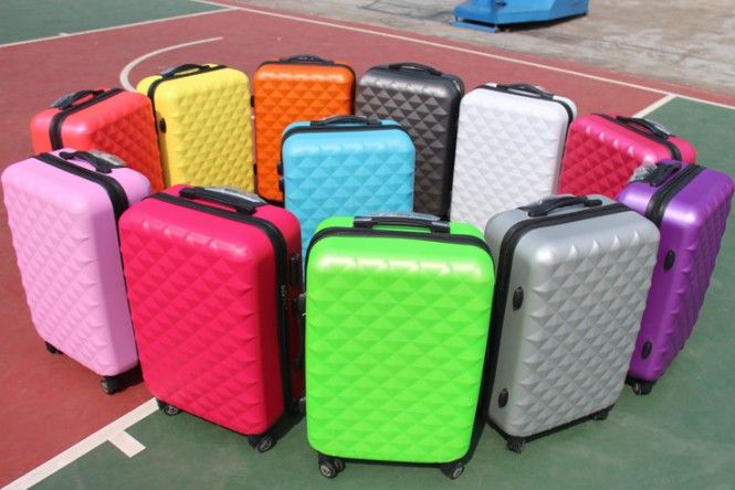 fashion hot sale aluminum trolley abs luggage