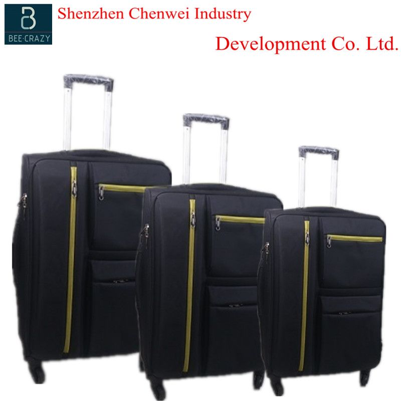 Cheap price 3pcs plastic ABS luggage set