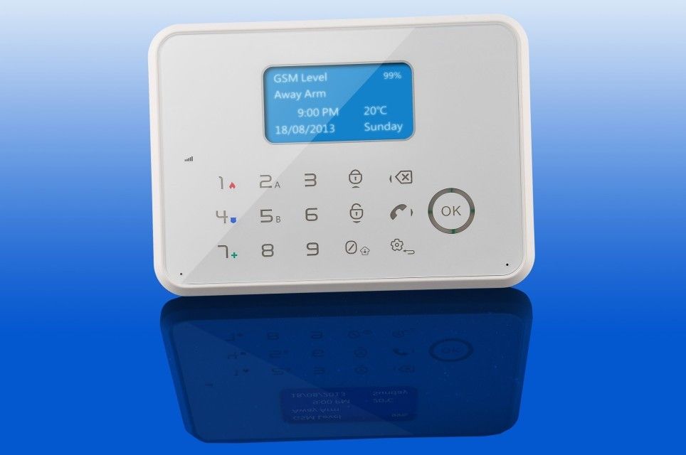 Home Automation Alarm System, Temperature Control/GSM/PSTN/App/Contact ID, Works with IP Camera