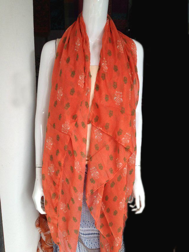 stock voile scarf in big sale