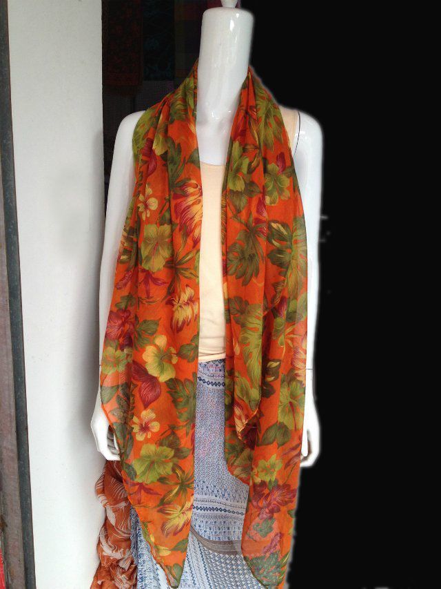big qty voile scarf in stock