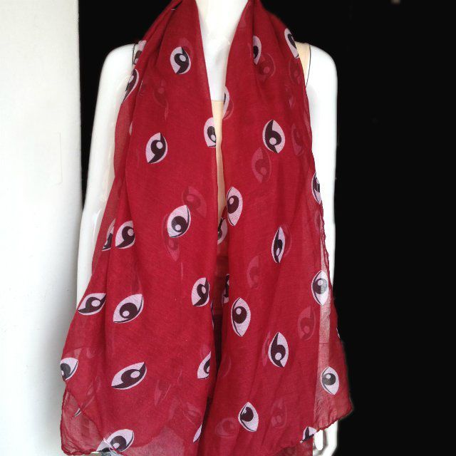 neck voile scarf