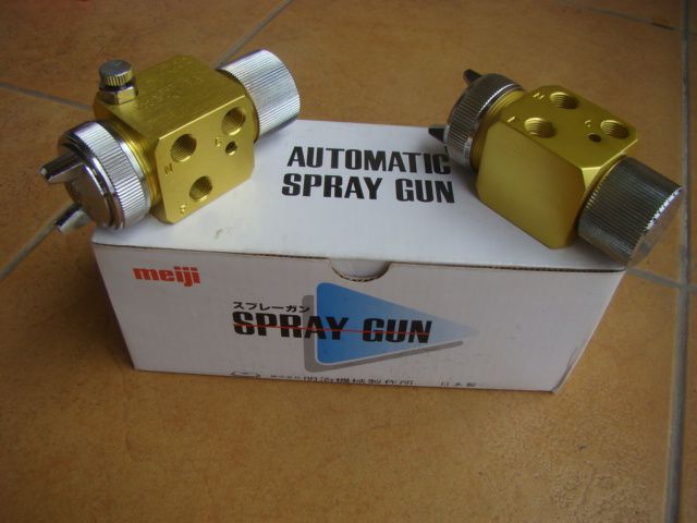 JAPAN MEIJI  A-100 mini auto spray gun for plastic machine, 0.5/1.0/1.3/2.0/2.5mm