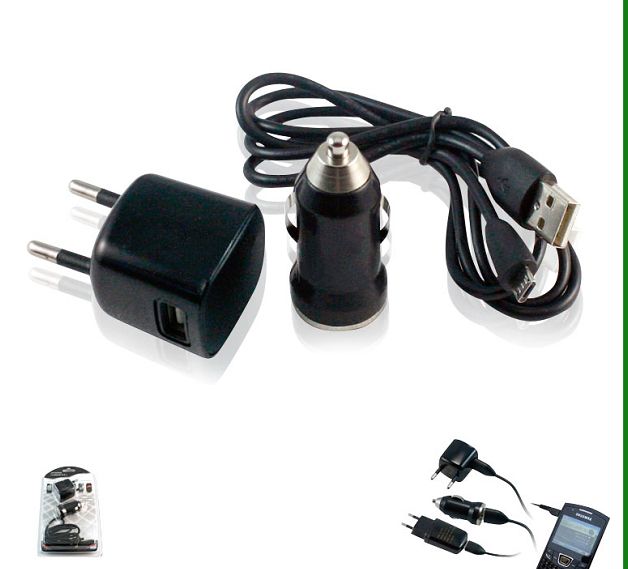 Portable Charger 3 in 1 Car Charger With USB