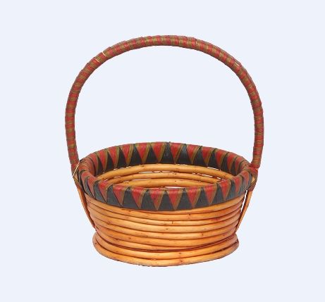 Home Decoration Hang Samll Willow Flower Baskets/Flower Wicker Basket