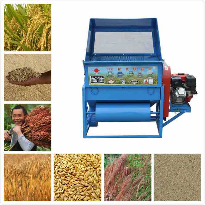 400kg/h mini rice and wheat harvester