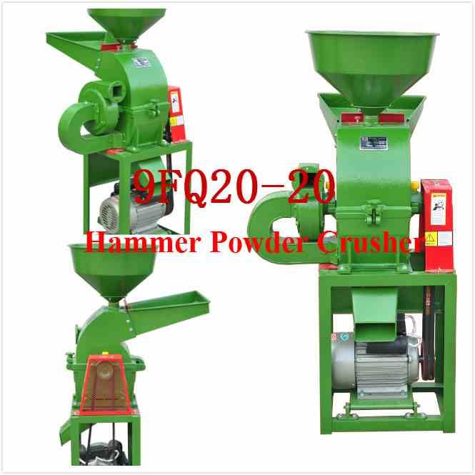 400kg/h small and portable hammer mill