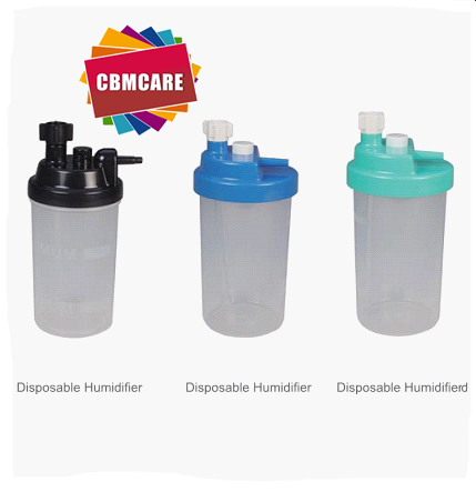 Disposable Oxygen Humidifier Bottles, 500ML O2 Humidifier Bottles