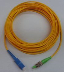 FC-SC Fiber Optic Patch Cord, G652D High precision of ceramic ferrule