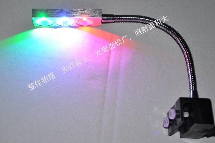 Factory direct Aquarium mini Clip Flexible Lamp 3W