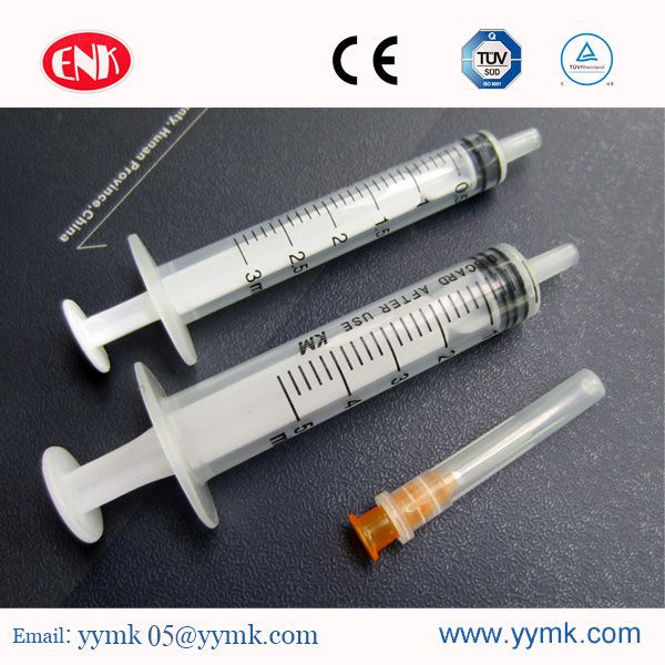 disposable syringe with needle 1ml 2ml 3ml 5ml 10ml 20ml 60ml