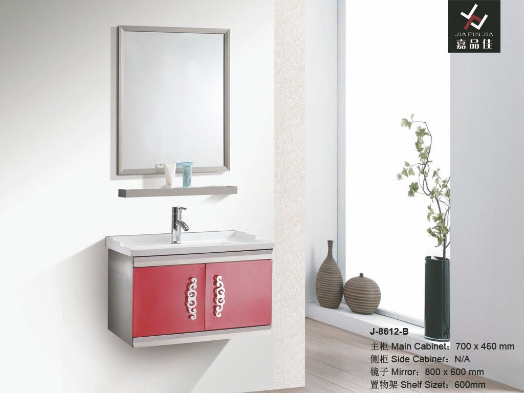 Stainless Steel bathroom cabinet[J-8612]