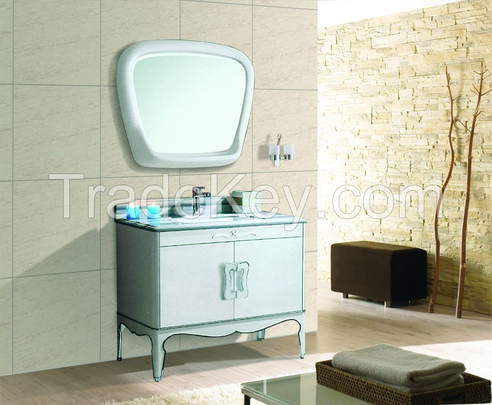 Modern Stainless Steel Hotel bathroom Cabinet [A-6819]