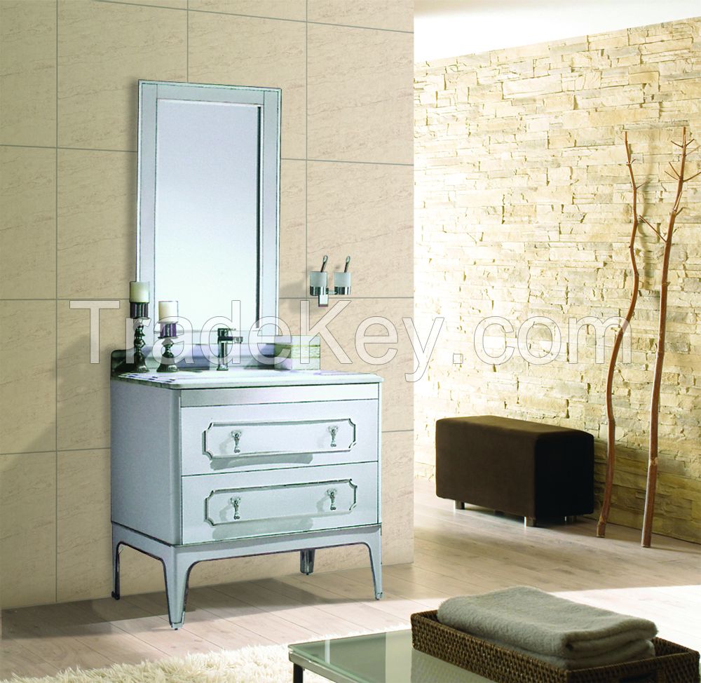 Modern Deluxe Stainless Steel Hotel bathroom furniture [A-6805]