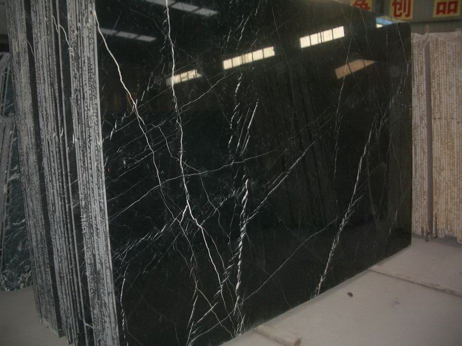 Marquina Black Marble Quarry / Land for Sale, Marble and Granite Blocks for Sale