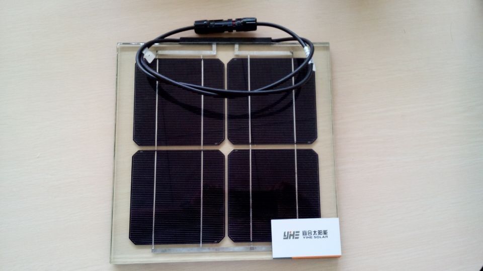 BIPV solar panel sample