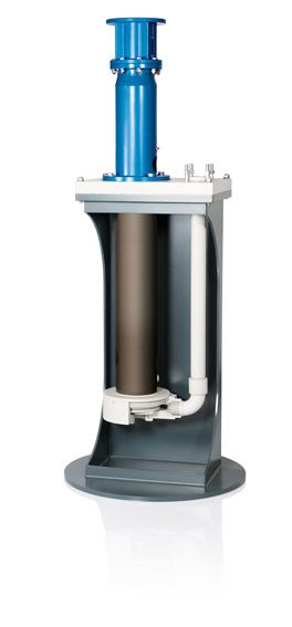 Vertical Chemical Centrifugal Pump made from Plastic with Cantilver Design, Type RKuV