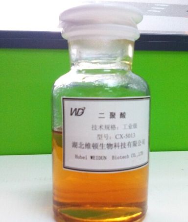 Dimer fatty acid for polyamide epoxy resin curing agent