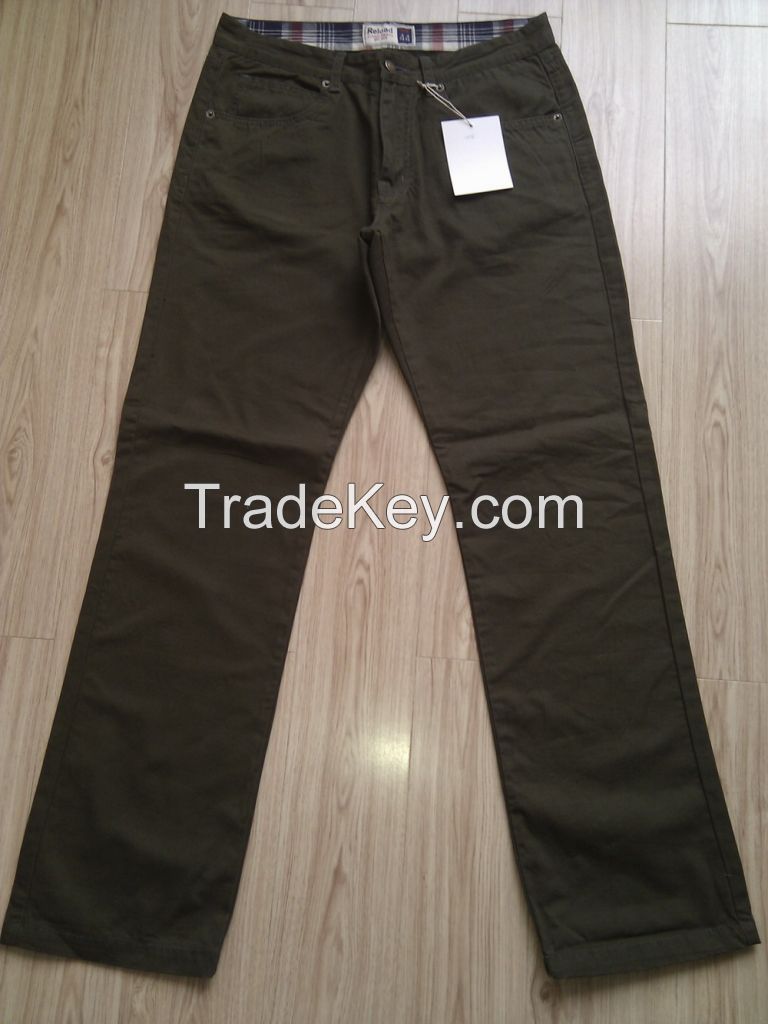 OEM manufacturer wholesale 100% cotton types of pants man