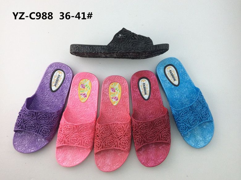 Sell New PCU Ladies' Slippers with Rose Upper
