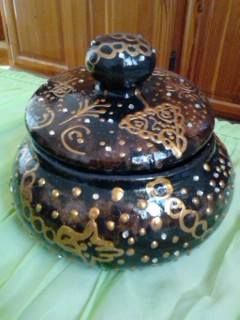 artisanal ceramic bonboniere  (handmade)