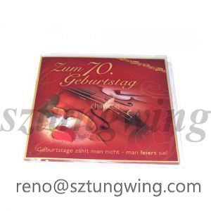 Music Chip for Greeting Card
