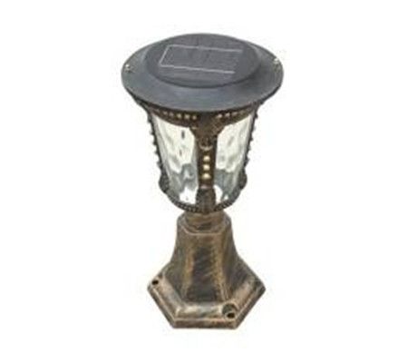 solar pillar light that make your garden more bright and beautiful!