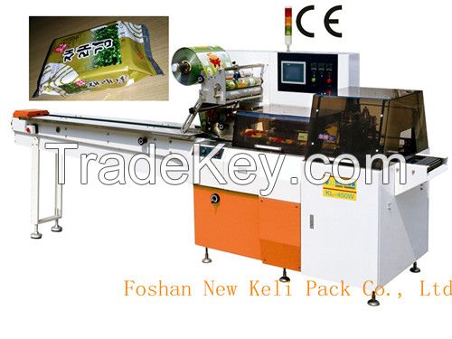 KL-450W China Foshan New Keli Full Automatic Tray NORI Reciprocating Horizontal Packing Machine