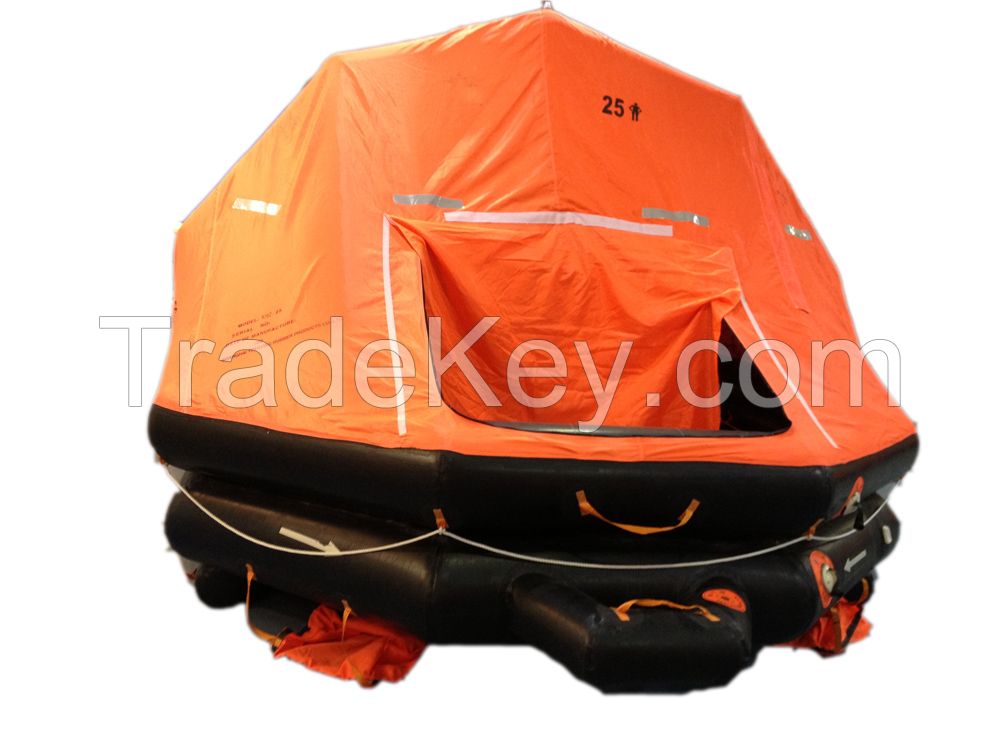 6 Persons SOLAS Approvaled Inflatable Life Raft