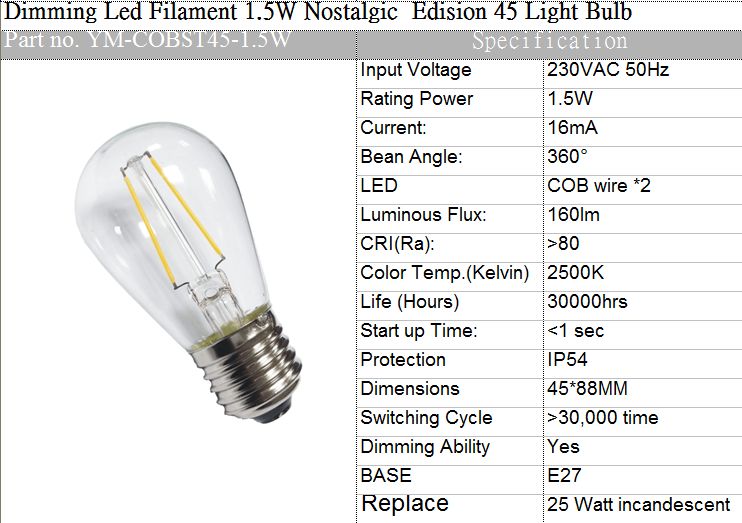 sell dimmable led bulb