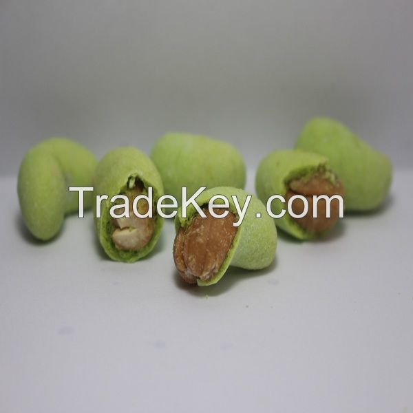 Hot snack from Vietnam! Wasabi Coated Cashew Nut