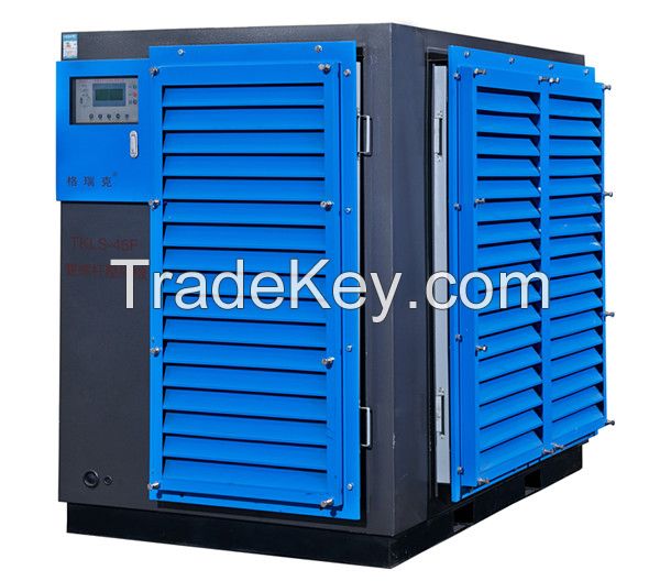 Outdoor use twin-screw air compressor with dustproof, rainproof and moisture-proof function, 