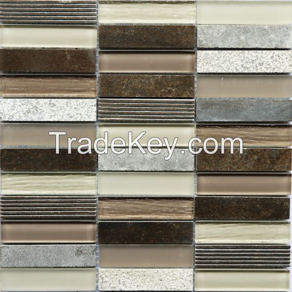 Italian Grey Marble Mosaic