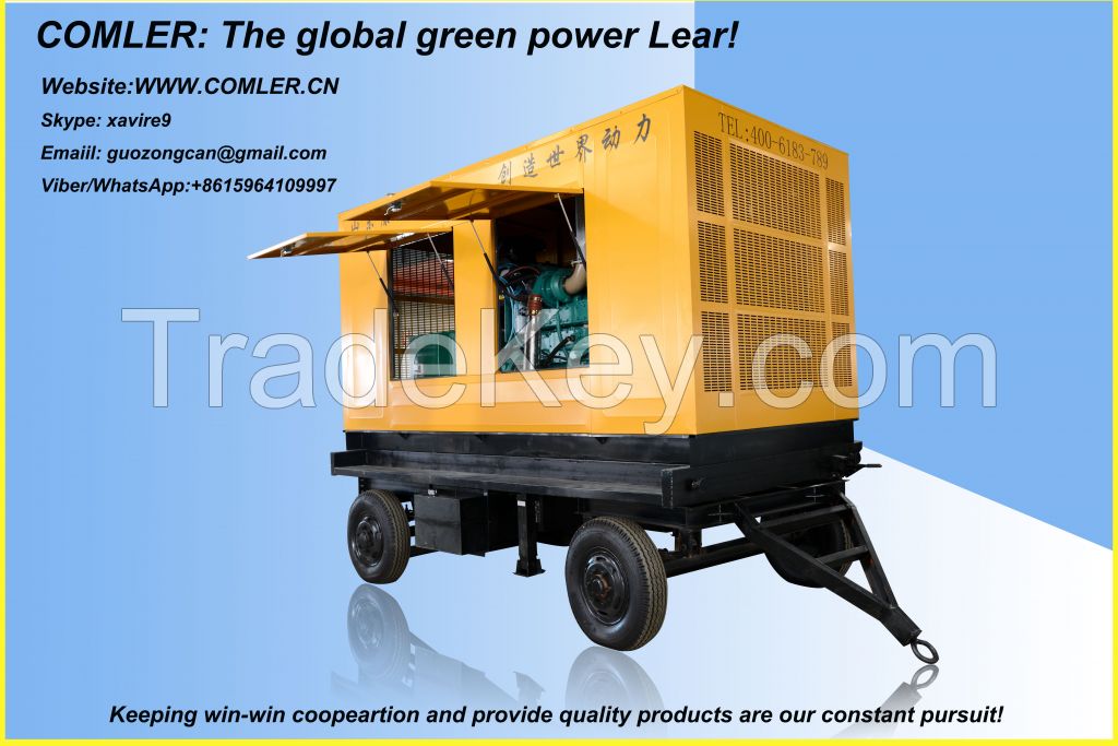 8KW-600KW Mobile Trailer Power Station