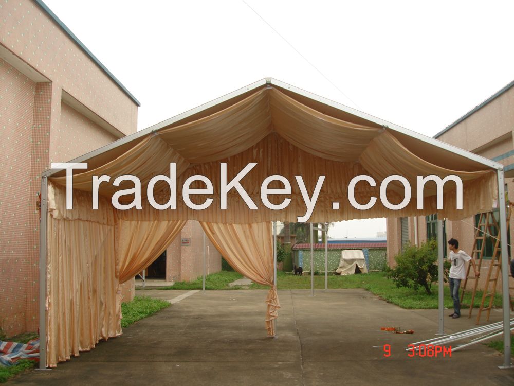SALE Steel sandwich panels Warehouse tent with Block out PVC fabric roof cover
