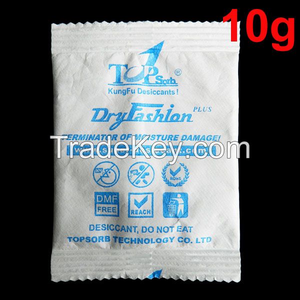 desiccant sachets for electronics products; desiccant powder, dri fast-10g