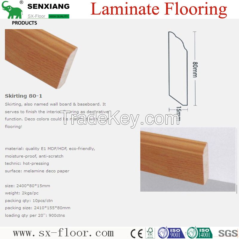 Sell Accessories of Laminate Flooring (80mm Skirting)