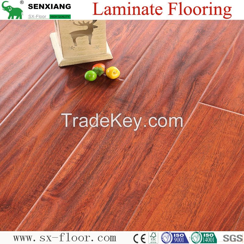 Sell China High Quality Embossed Laminated Wooden Flooring