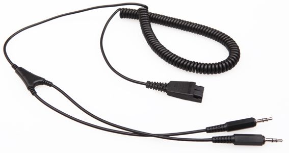 Sell headset accessories QD cord with Mute and Volume Adjustment