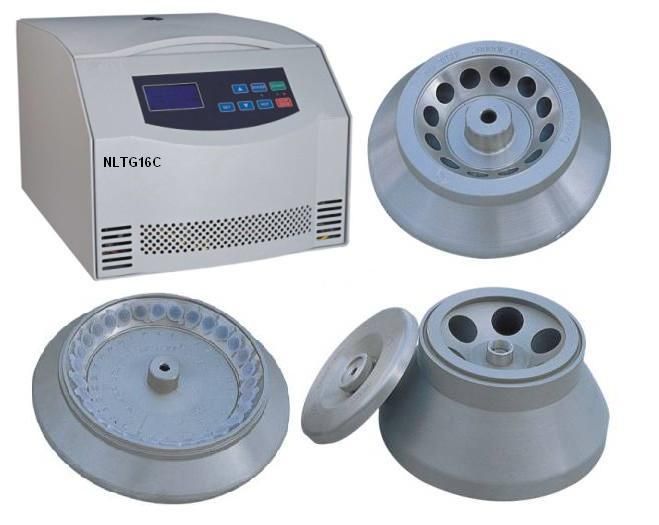Laboratory centrifuges, table top or floor type, freezing centrifuge etc