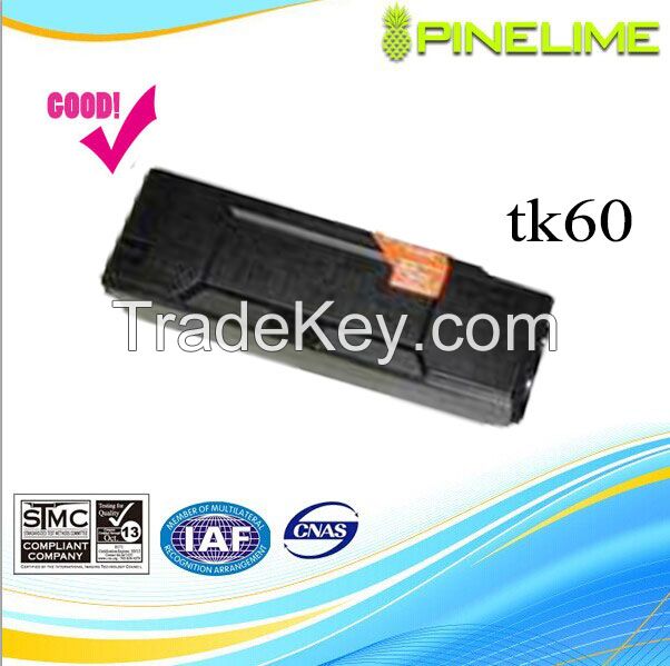 Compatible for tk60 toner cartridge use for printer FS-1800/3800 made in china