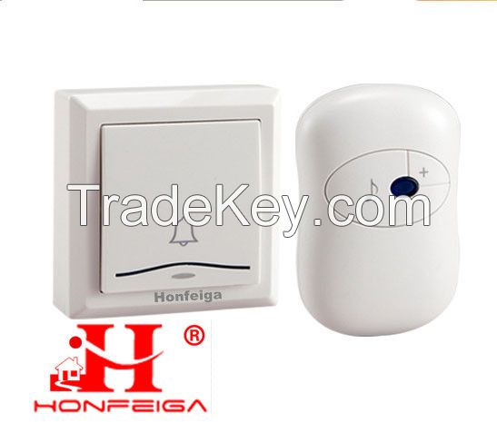 Hot Sell Wireless Door Bells With  New Design, Stereo Speaker, 36 Music, 280 M Remote Distance, USD4/Pcs Only