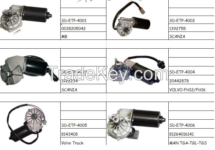wiper motor for euro truck parts benz daf scania volvo renault iveco
