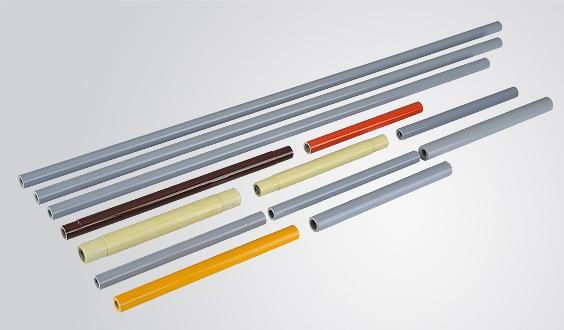 Combination Tubes for fuse cutout, Grey, Brown, Red, Epoxy Resin Fiberglass Tube