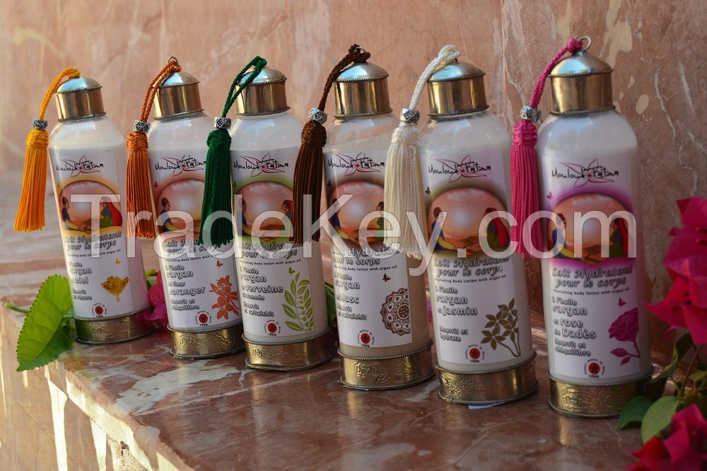 Natural body lotion supplier enriched with argan oil