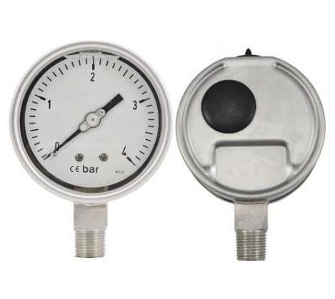 All stainless steel pressure gauge