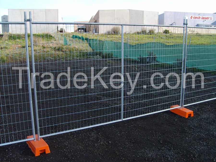 galvanized metal construction temporary removable Canada Austrilia temporary fence