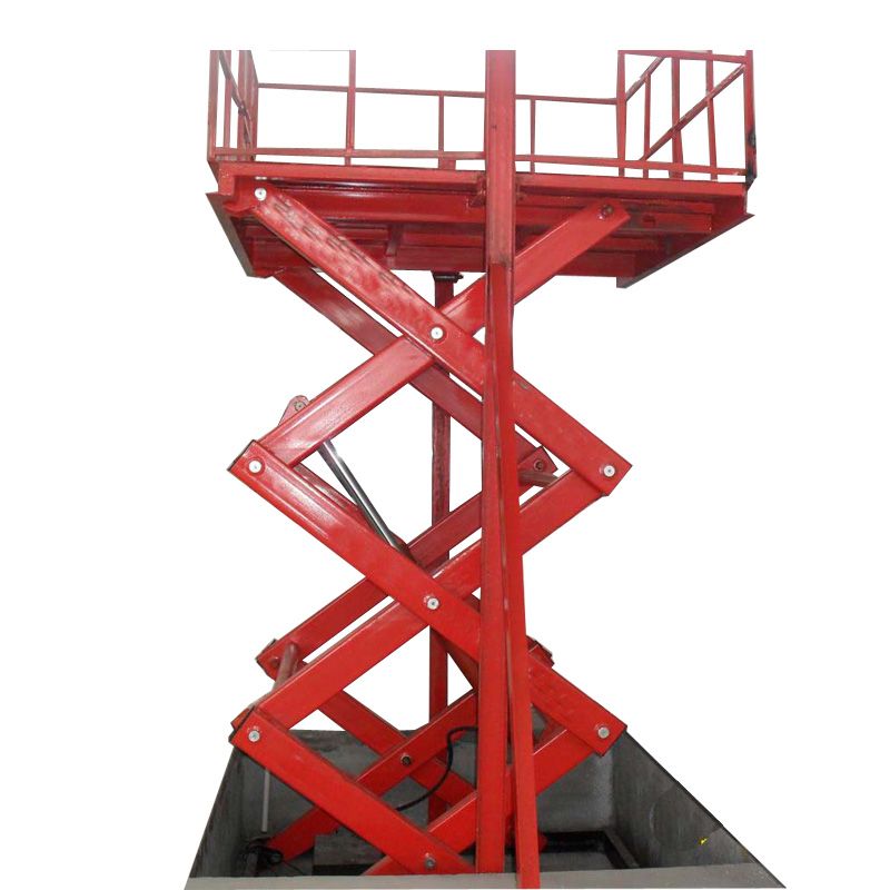 stationary scissor elevator / hydraulic lifter