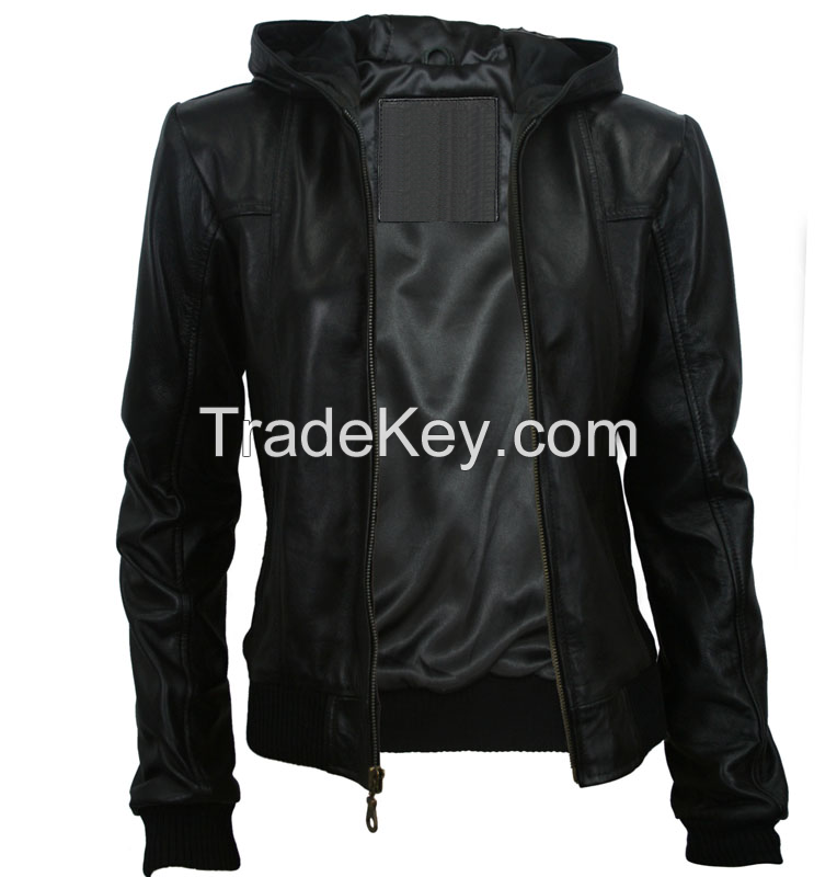 women leather jacket