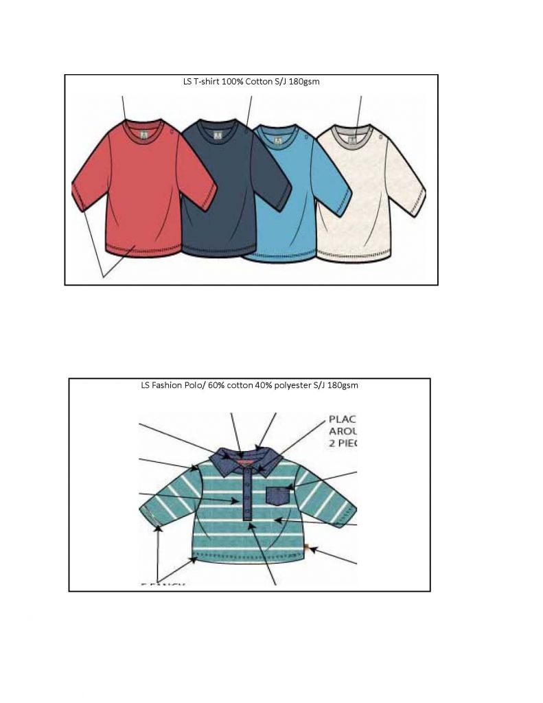 LS T Shirt & LS Fashion Polo